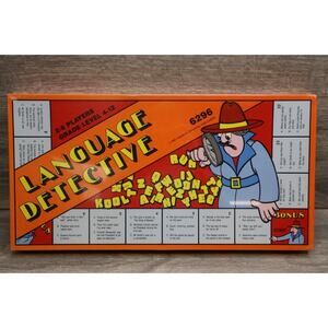 Language Detective Board Game 1990 Creative 6296 Learn Grammar Brand New Sealed